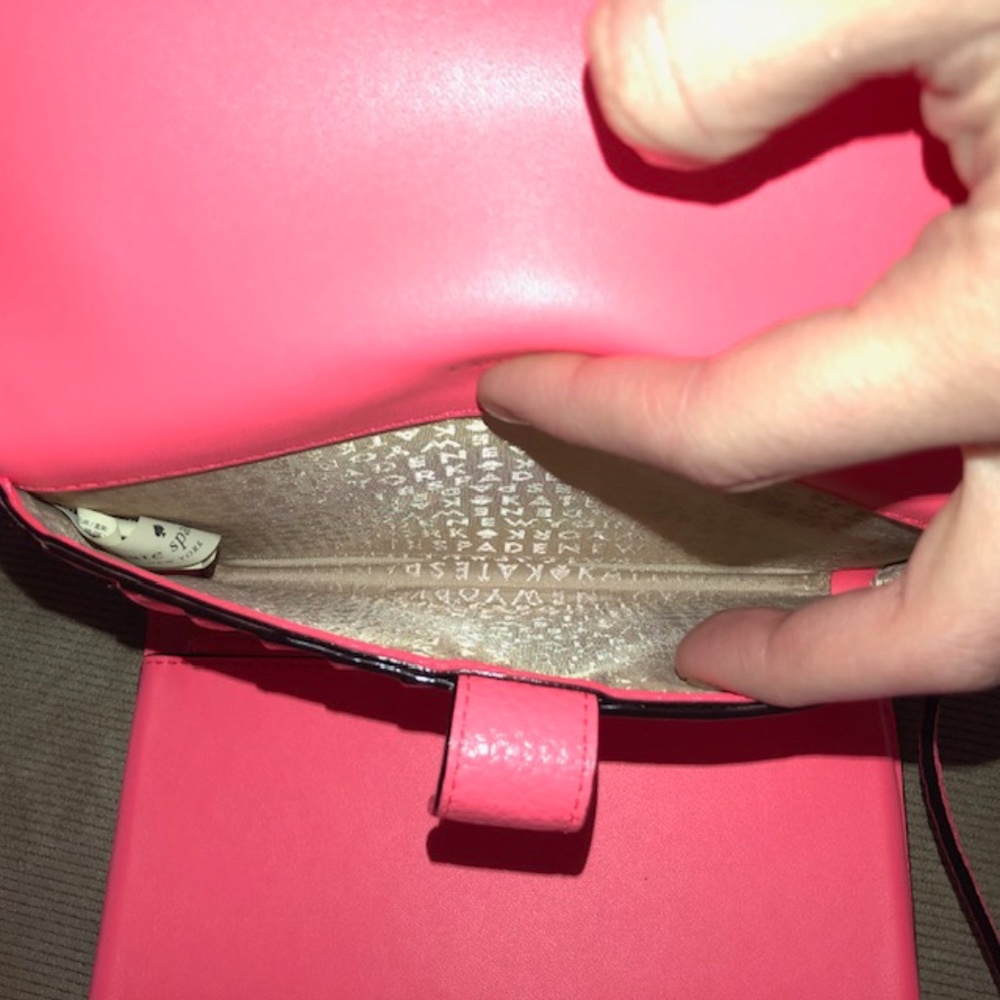 KATE SPADE CORAL SATCHEL! - Picture 4 of 7